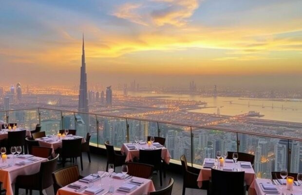 Небо на блюде: панорамный ресторан в Дубае, где ужин становится спектаклем