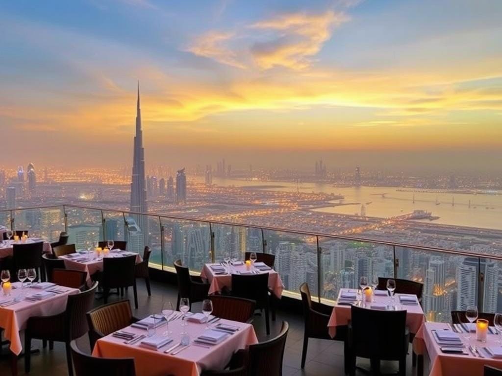 Небо на блюде: панорамный ресторан в Дубае, где ужин становится спектаклем