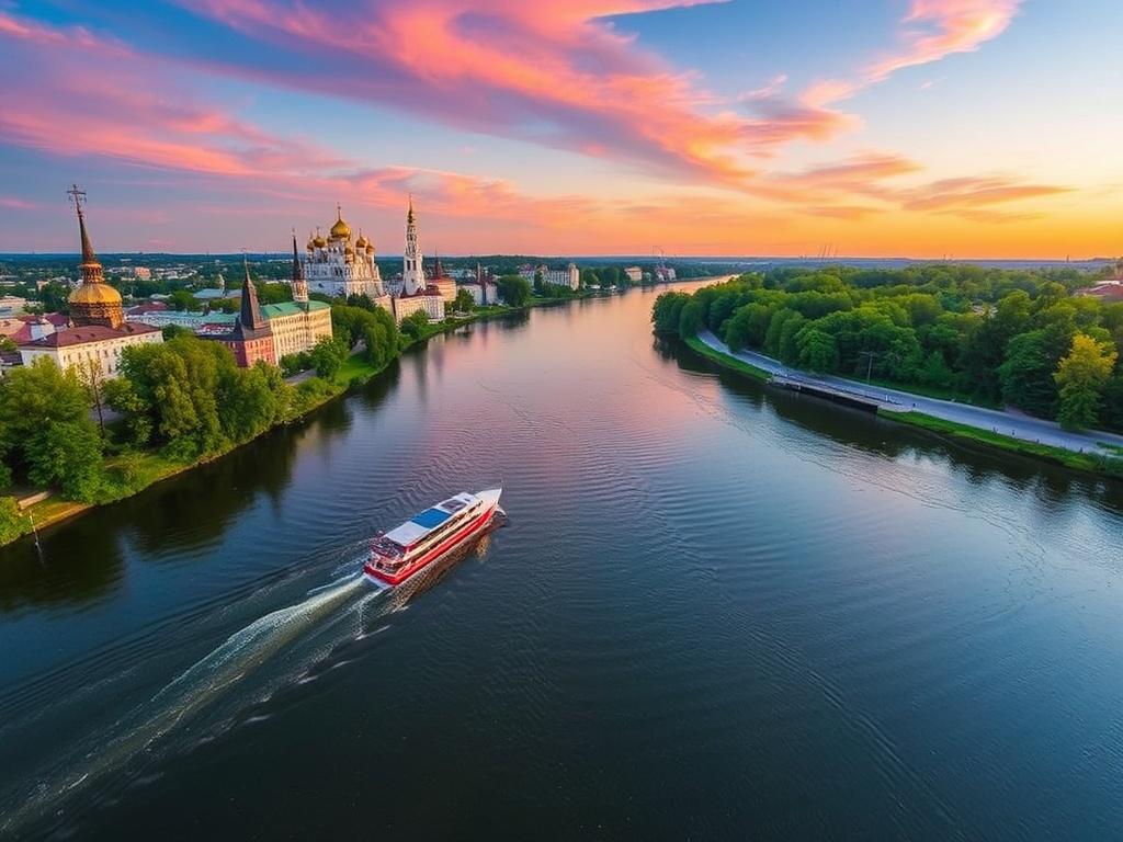 Речные круизы из Нижнего Новгорода: неспешная архитектура воды и истории