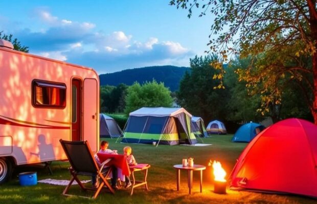 Французские маршруты для семейного кемпинга: лучшие кемпинги и локации