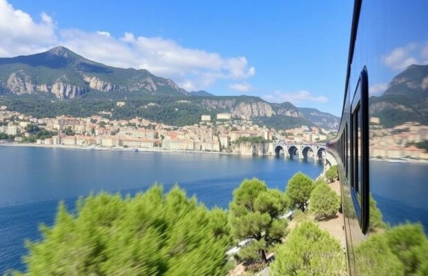 Путешествие по Лазурному берегу на поезде: маршруты и виды