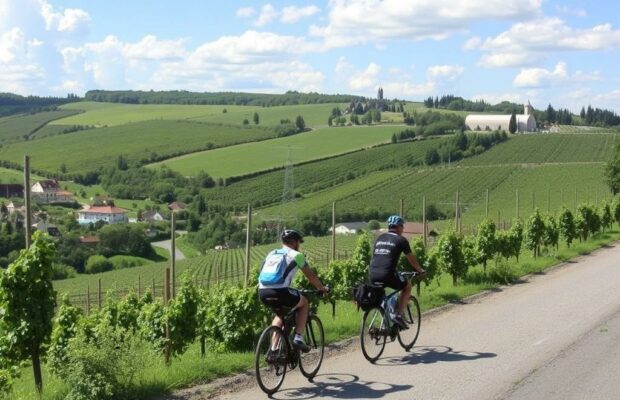 На двух колёсах по золотым грядкам Бургундии: маршруты для велопрогулок по виноградникам