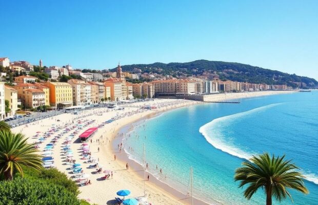 Пляжи Лазурного берега: от Ниццы до Канн — солнечный маршрут по морской карте Франции