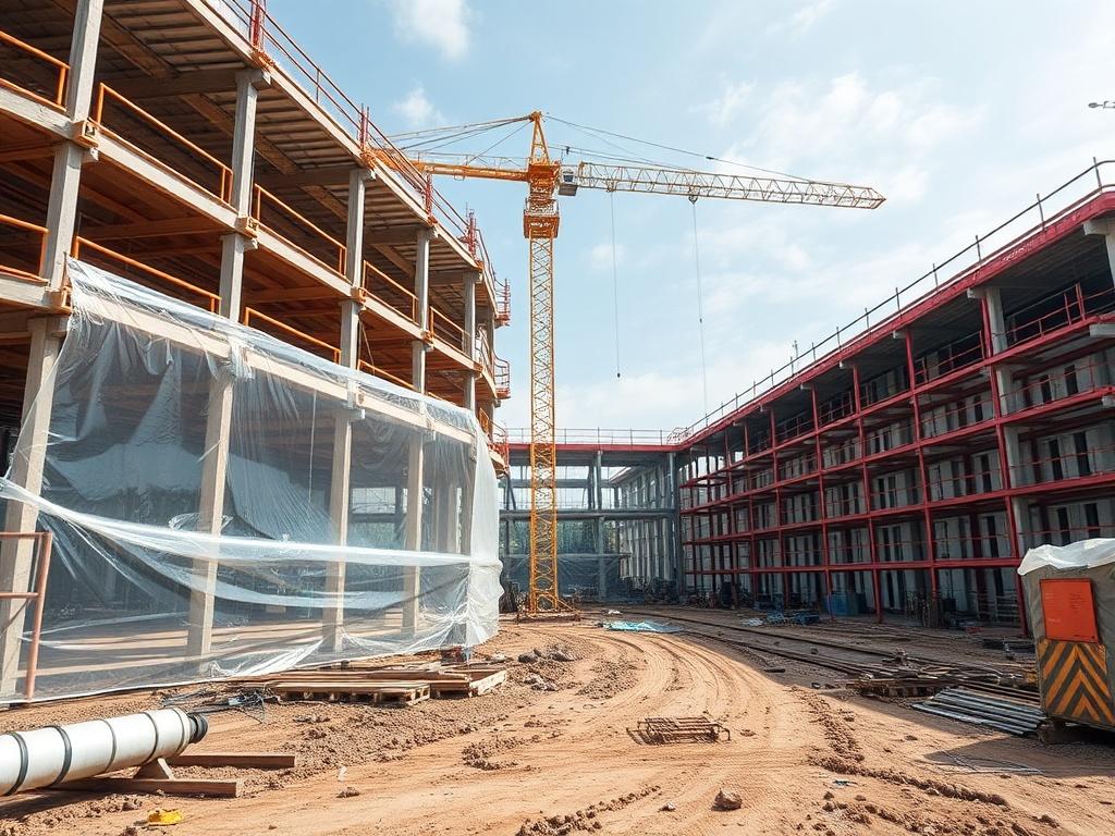 reinforced film for construction site reinforced film for construction siteфото